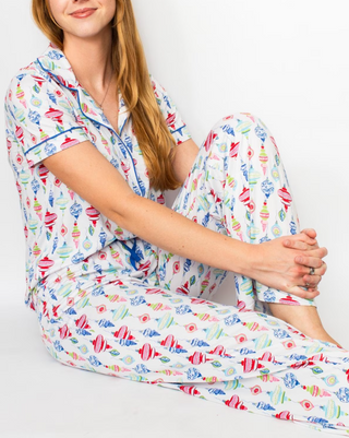 Whimsical Wonders Pajama Set - White