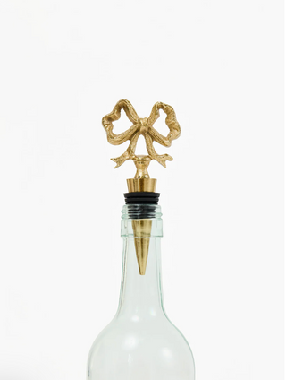 Wine Stopper Bow - Gold