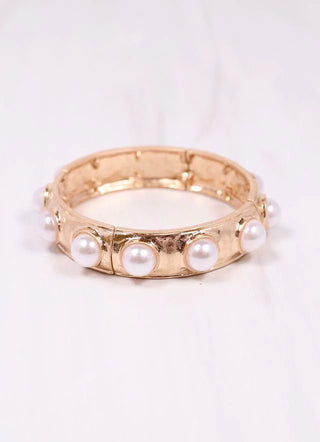 Reagan Pearl Stretch Bracelet