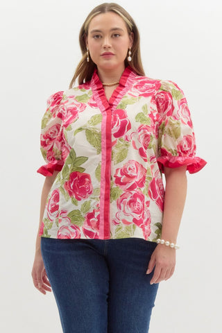 Natalia Top - Floral