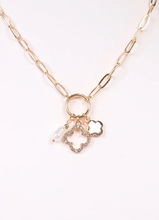 Dianne Gold Charm Necklace