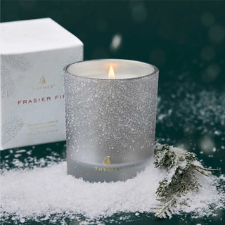 Frasier Fir Medium Flocked Collection Poured Candle