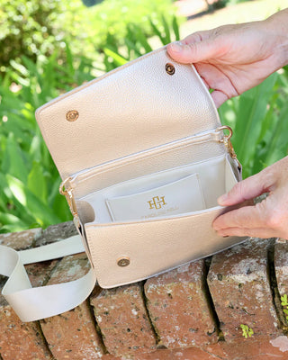 Maverick Crossbody with Pocket - Pearl PB