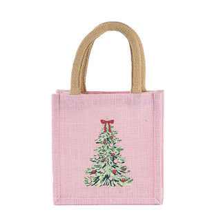Noelle Tree Petite Gift Tote - Pink