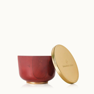 Simmered Cider Poured Candle Tin - Gold Lid