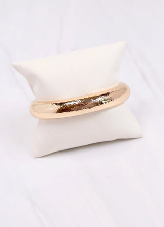 Toran Metal Bracelet - Shiny Gold